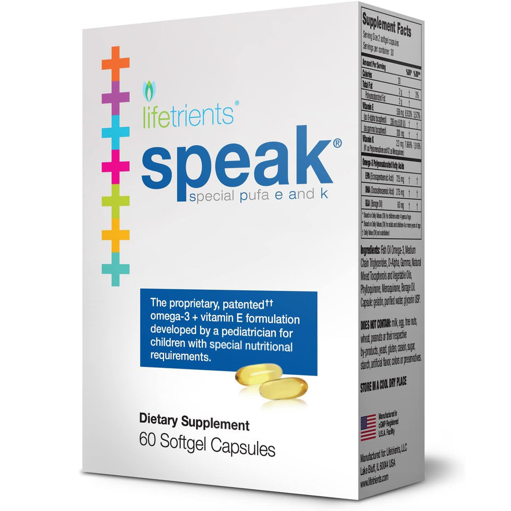 Lifetrients – Speak Softgels – 60 Softgels