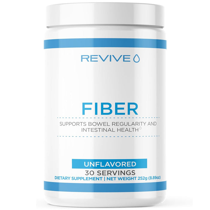 Revive MD Fiber - Digestive Health, Fiber, Psyllium Husk, Oat Flour - 30 Servings (Unflavored)