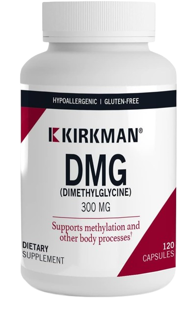 Kirkman - DMG (Dimethylglycine) 300 mg - 120 Capsules - High Potency - Supports Methylation - Hypoallergenic