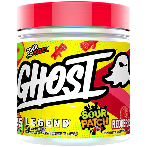 GHOST Legend Pre-Workout - SOUR PATCH KIDS REDBERRY (15 Oz. / 25 Servings)