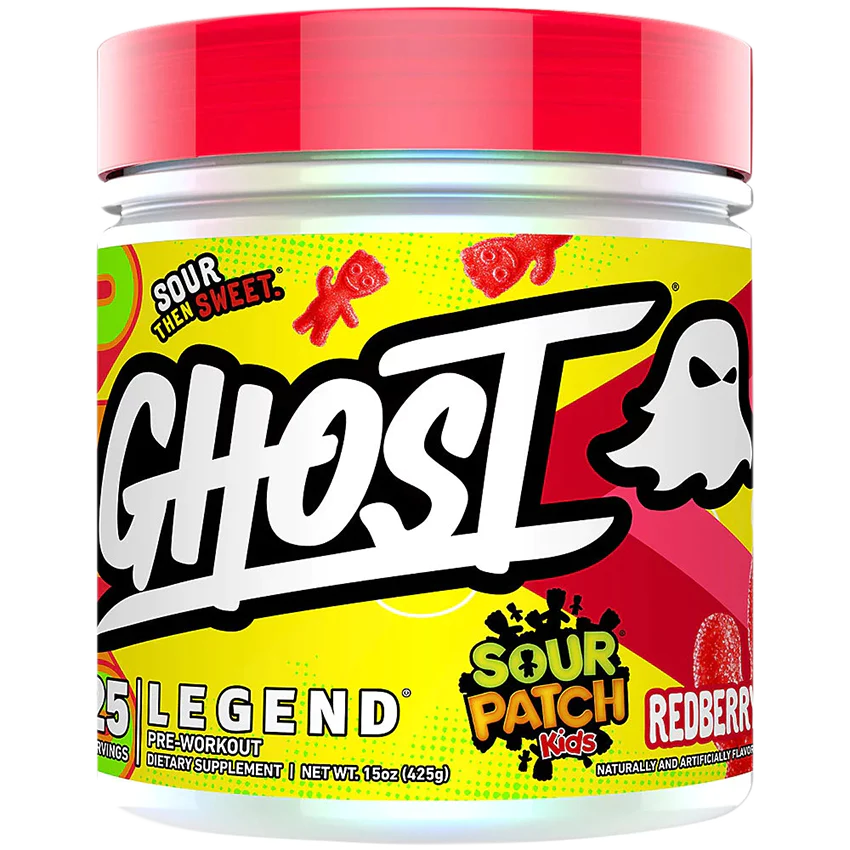 GHOST Legend Pre-Workout - SOUR PATCH KIDS REDBERRY (15 Oz. / 25