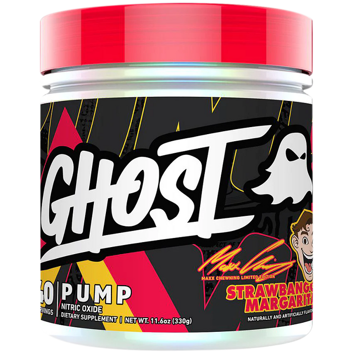 GHOST Pump Nitric Oxide Maxx Chewning Limited Edition - Strawbango Margarita (11.6 Oz. / 40 Servings)