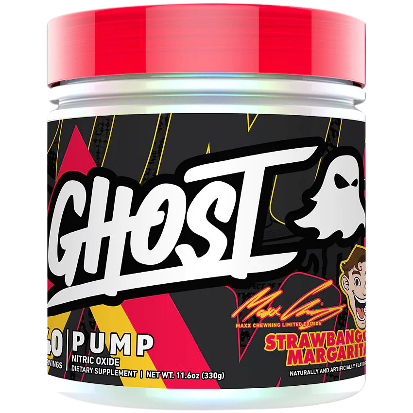 GHOST Pump Nitric Oxide Maxx Chewning Limited Edition - Strawbango Margarita (11.6 Oz. / 40 Servings)