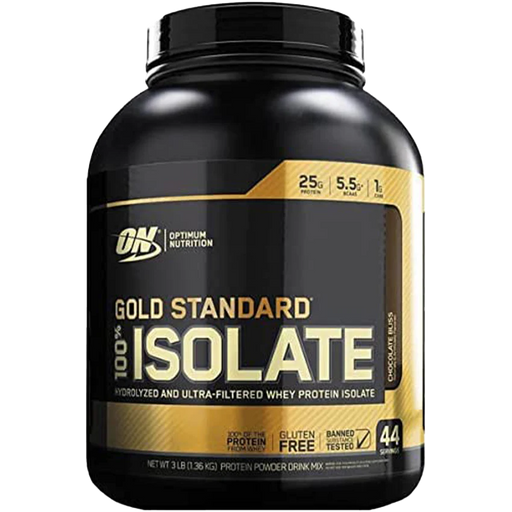 Gold Standard 100% Hydrolyzed and Ultra-Filtered Whey Protein Isolate - Chocolate Bliss (3 Lbs. / 44 Servings)