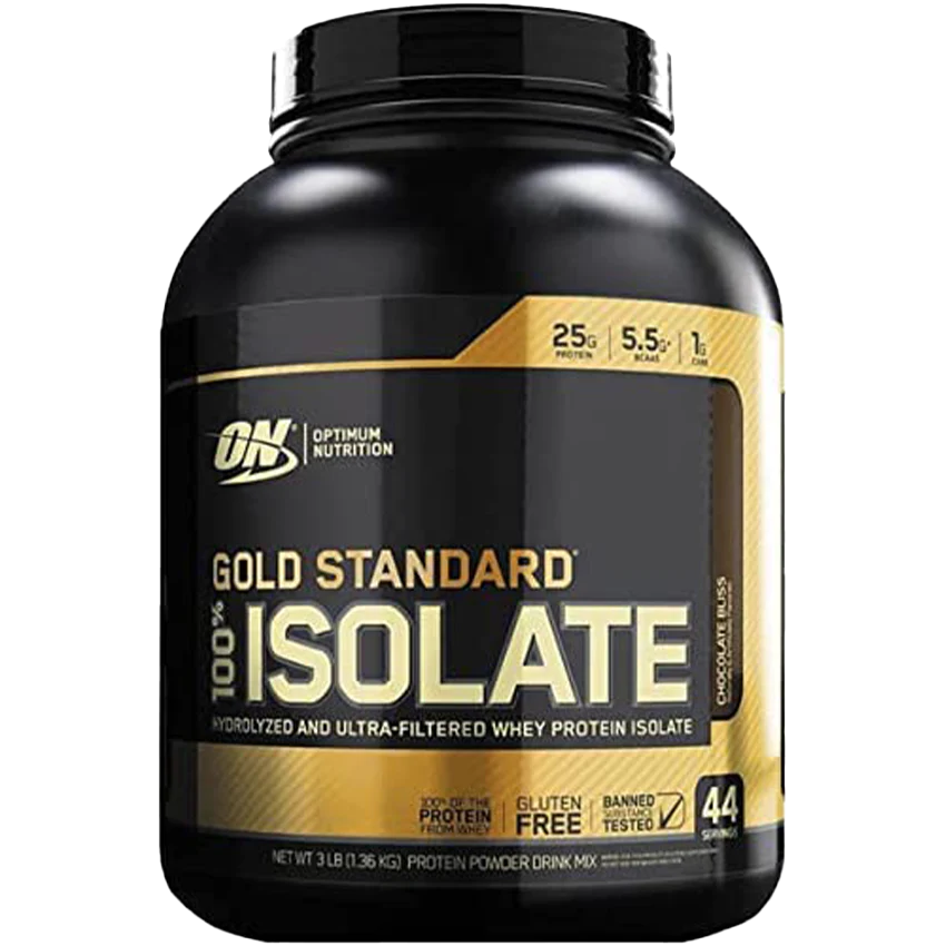 Gold Standard 100% Hydrolyzed and Ultra-Filtered Whey Protein Isolate - Chocolate Bliss (3 Lbs. / 44 Servings)