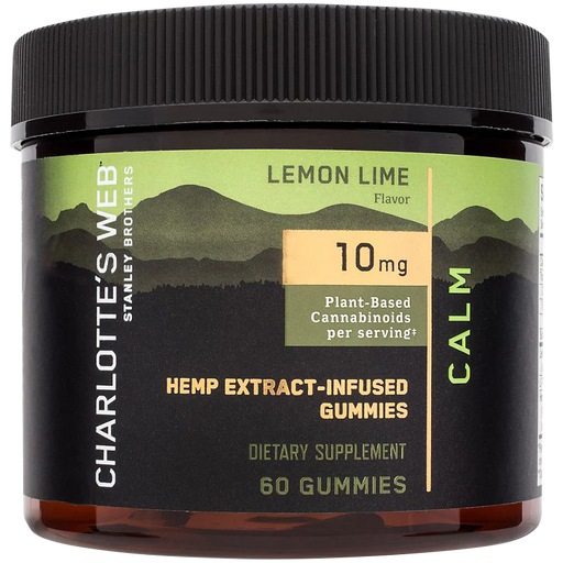 Hemp Extract Gummies for Calm Support - 10MG - Lemon Lime (60 Gummies)