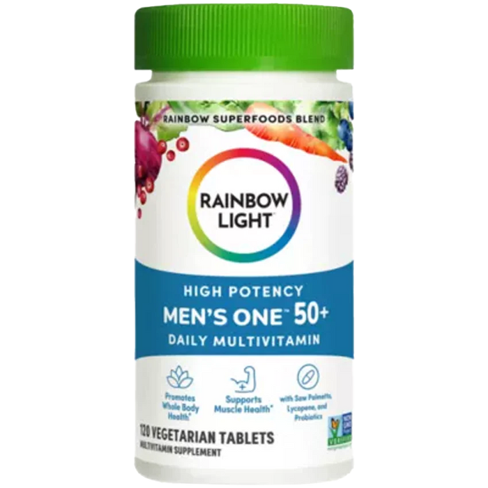 Men's One 50+ Daily Multivitamin - High Potency (120 Tablets)