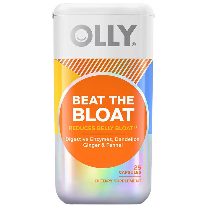 Beat the Bloat - Made with Digestive Enzymes, Dandelion, Ginger & Fennel (25 Capsules)