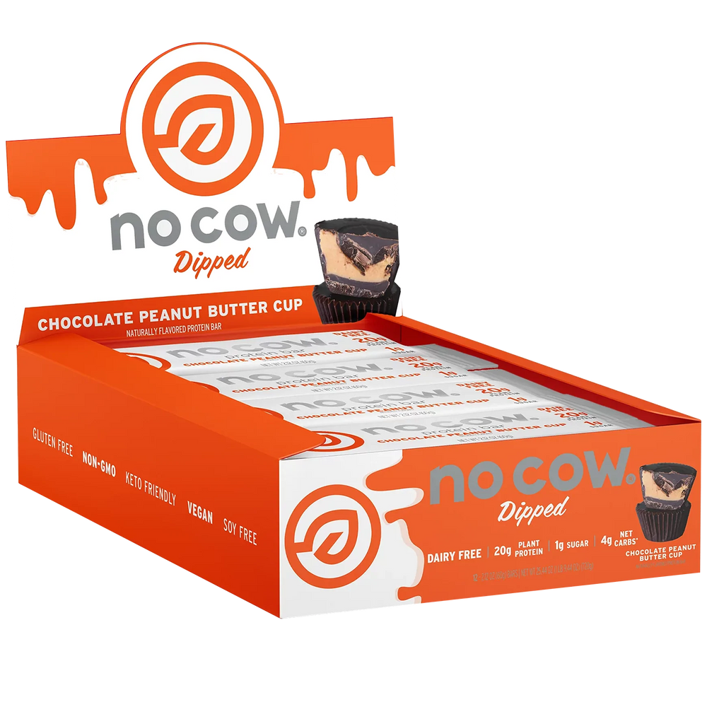 no cow Bar - Chocolate Peanut Butter Cup (12 Bars)