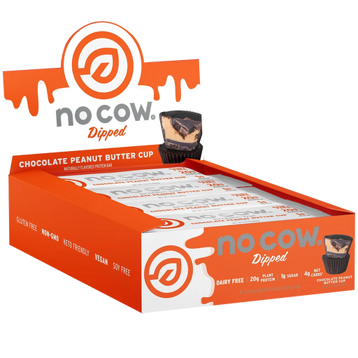 no cow Bar - Chocolate Peanut Butter Cup (12 Bars)