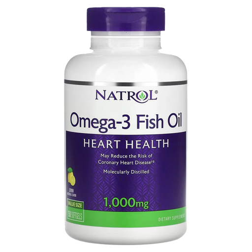 Omega 3 Fish Oil - Lemon - 1,000 MG (150 Softgels)