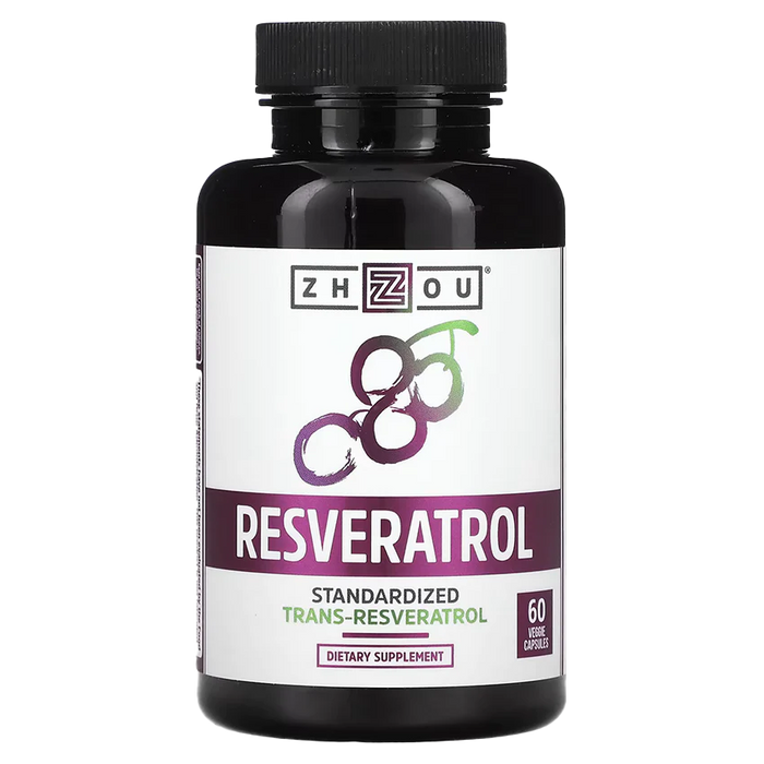 Resveratrol - Standardized Trans-Resveratrol (60 Vegetarian Capsules)