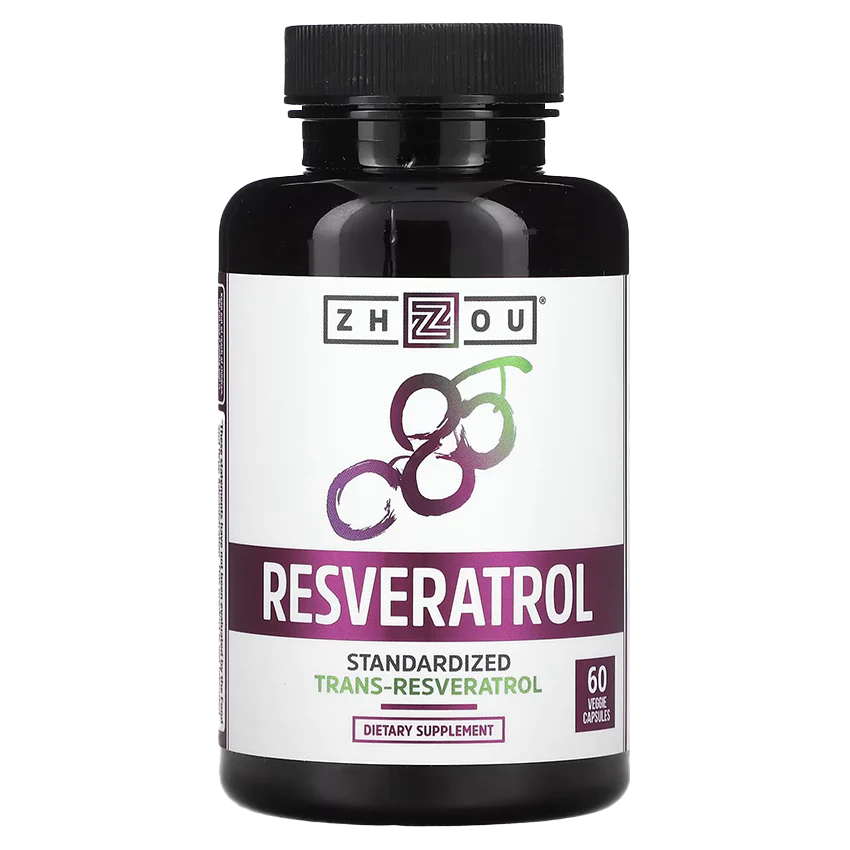 Resveratrol - Standardized Trans-Resveratrol (60 Vegetarian Capsules)