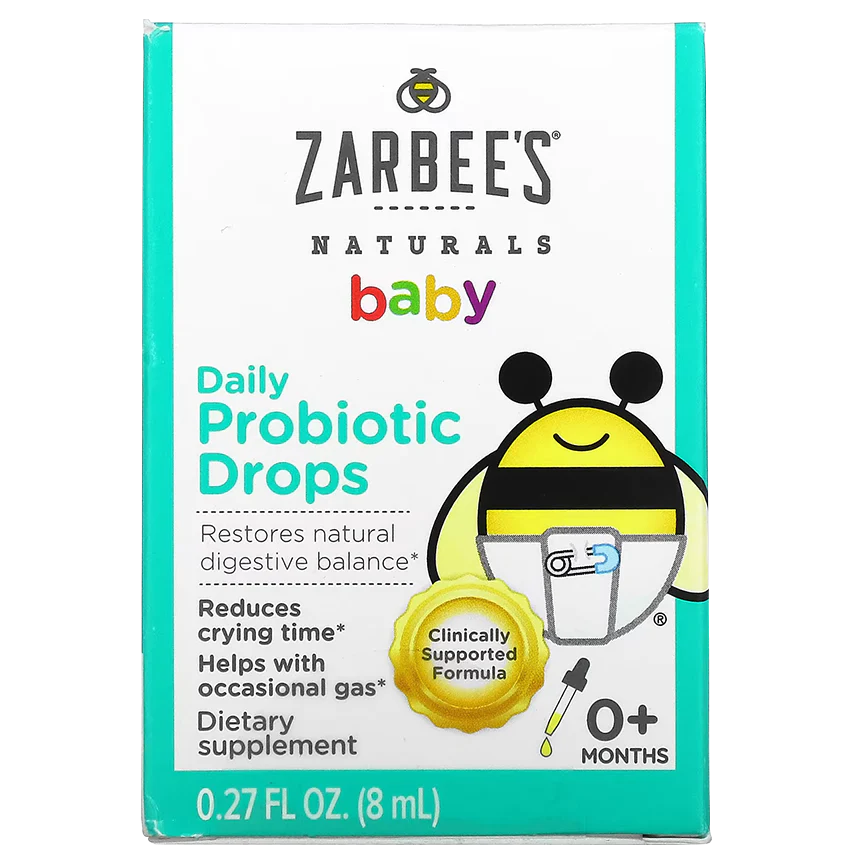 Daily Probiotic Drops for Baby - Supports Natural Digestive Balance - 0+ Months (0.27 fl oz / 30 Servings)