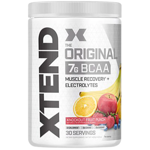 Xtend The Original BCAA Muscle Recovery + Electrolytes - Knockout Fruit Punch (14.8 oz. / 30 Servings)