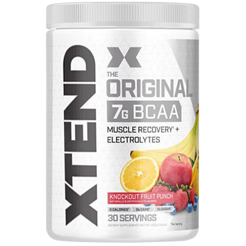 Xtend The Original BCAA Muscle Recovery + Electrolytes - Knockout Fruit Punch (14.8 oz. / 30 Servings)