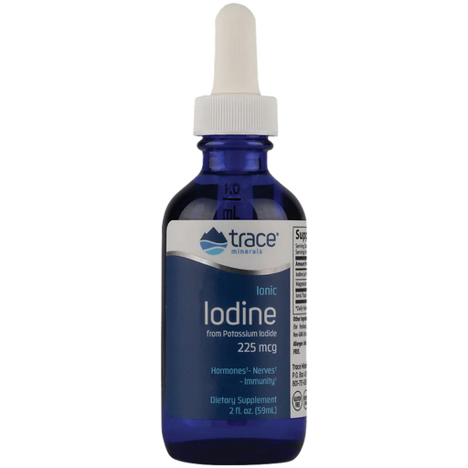 Ionic Iodine from Potassium Iodide - Supports Healthy Thyroid Function - 225mcg (2 Fl. Oz. / 295 Servings)