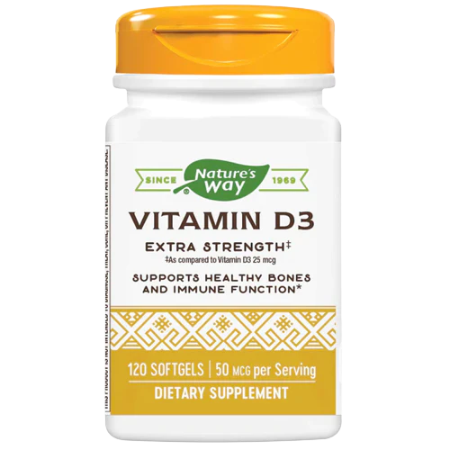 Vitamin D3 - Bones & Immunity - 2,000 IU (120 Softgels)