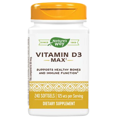 Vitamin D3 - Bones & Immunity - 5,000 IU (240 Softgels)