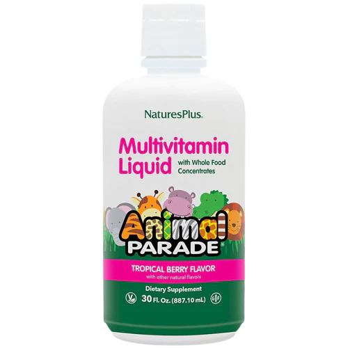 Animal Parade Liquid Multivitamin for Kid's - Tropical Berry (30 Fluid Ounces)