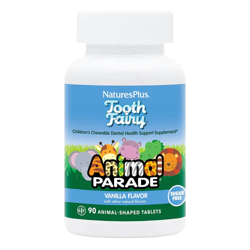 Animal Parade Greens Superfood for Kid's with Broccoli & Spinach - Tropical Fruit (90 Chewable Tablets)