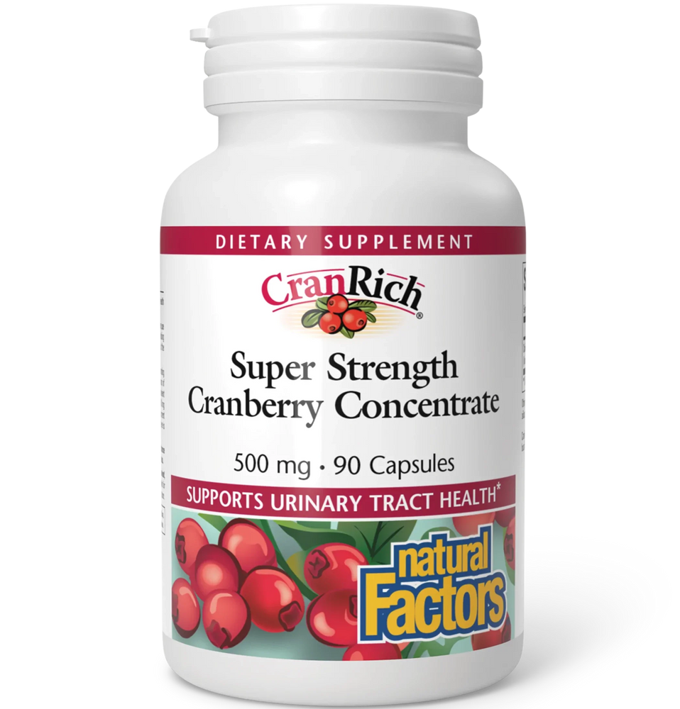 CranRich Super Strength Cranberry Concentrate - 500 MG (90 Capsules)