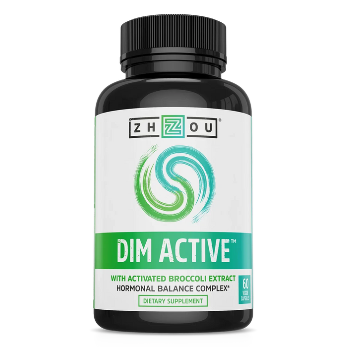 DIM Active with Activated Broccoli Extract - Hormonal Balance Complex (60 Vegetarian Capsules)