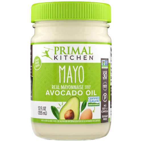 Avocado Oil Mayonnaise - Paleo & Whole 30 Friendly - Soy, Canola, Sugar Free (12 fl oz.)