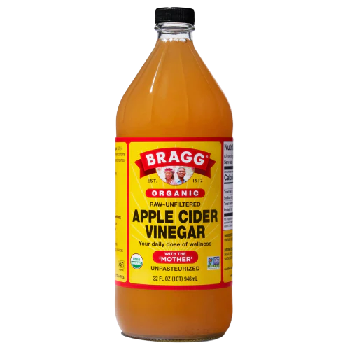 Organic Apple Cider Vinegar with the Mother - Raw & Unfiltered (32 fl. oz.)