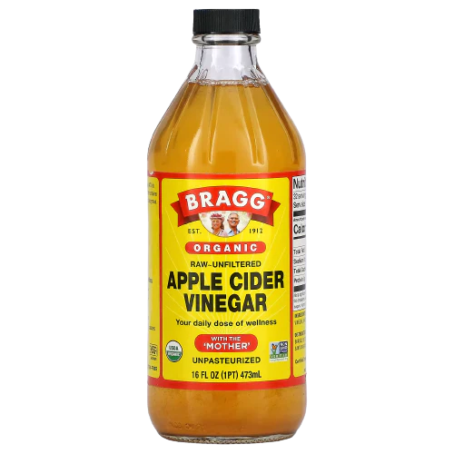 Organic Apple Cider Vinegar with the Mother - Raw, Unfiltered (16 Fluid Ounces)