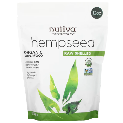 Organic Hempseed - Raw Shelled - Organic Superfood (12 Ounces)