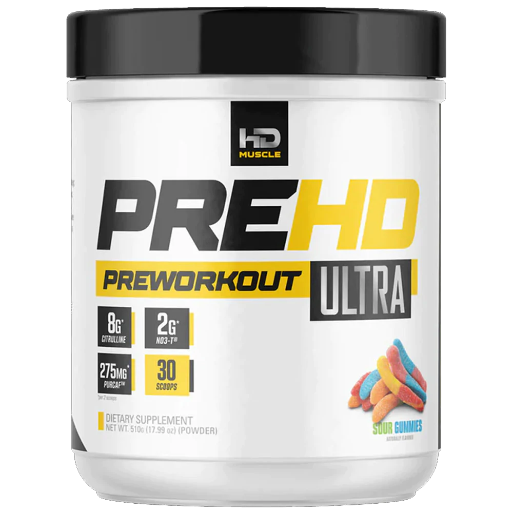 Pre HD Ultra Pre-Workout - Sour Gummies (18 Oz. / 30 Servings)