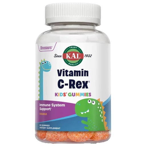 Vitamin C-Rex Kids' Gummies - Immune System Support - Orange (60 Gummies)