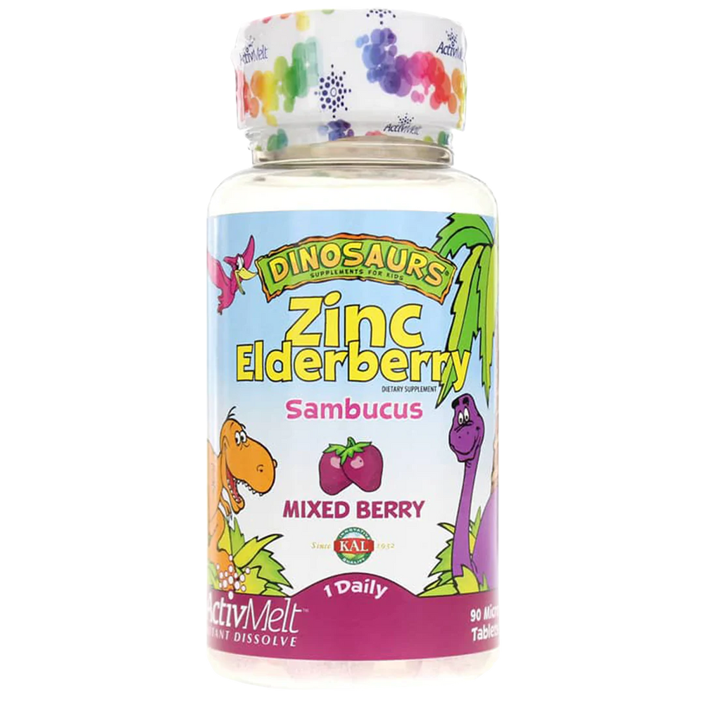 Children's Zinc Elderberry Sambucus - Mixed Berry (90 Micro Tablets)