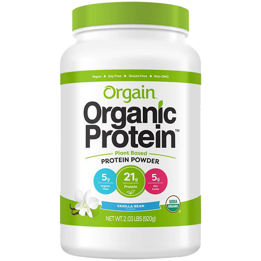 Organic Plant-Based Vegan Protein - Vanilla Bean (20 Servings)