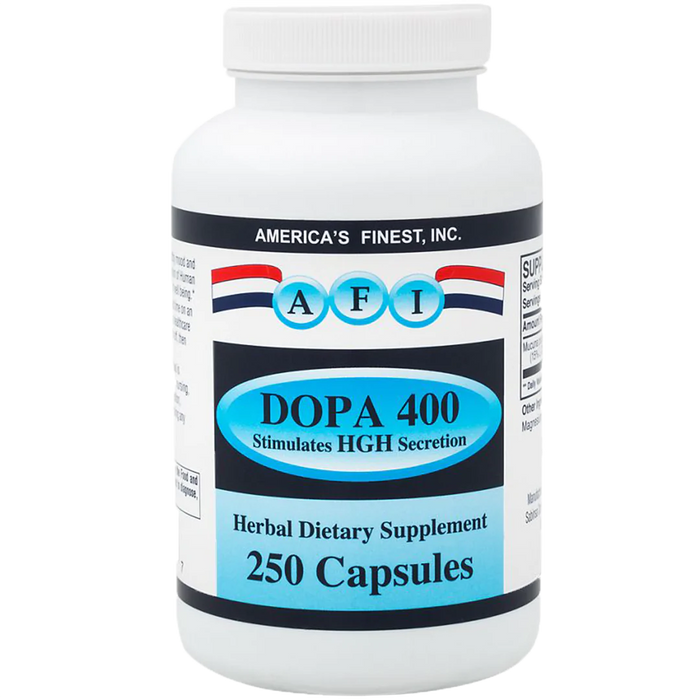 DOPA 400 - Stimulates HGH Secretion& Healthy Mood (250 Capsules)