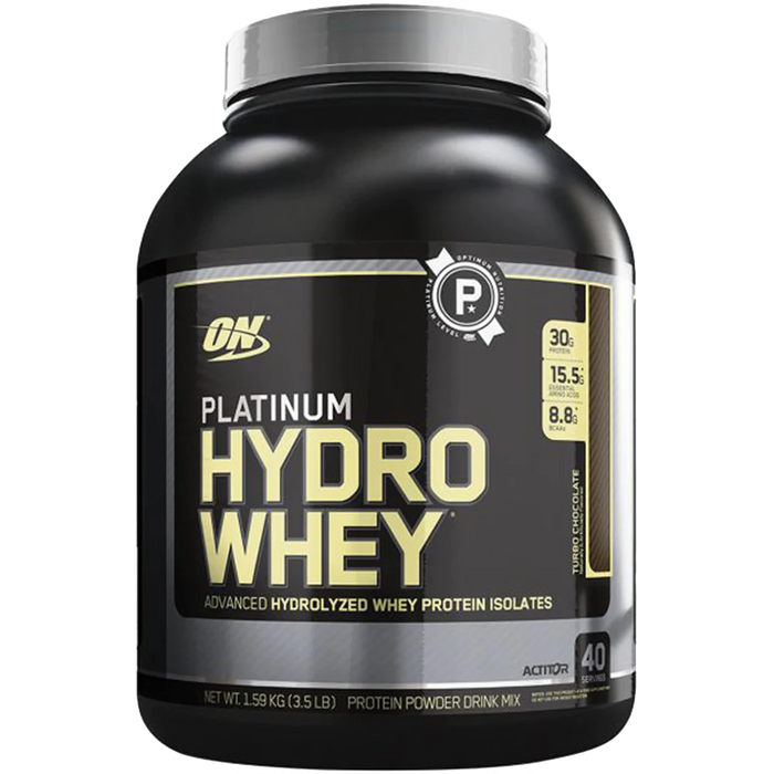 Platinum Hydro Whey Protein Isolates - Turbo Chocolate (3.5 Lbs. / 40 Servings)