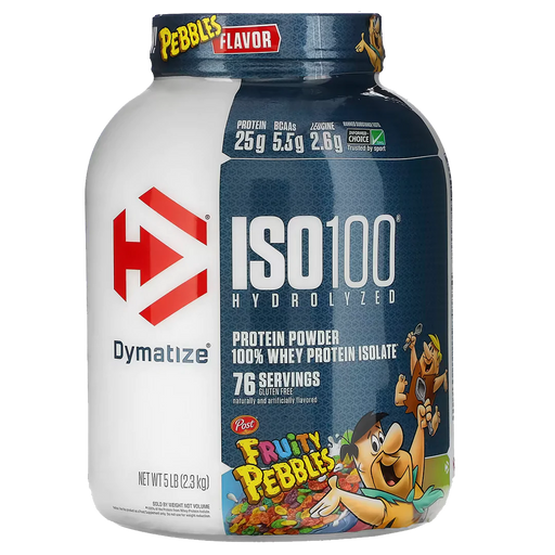 ISO100 Hydrolyzed 100% Whey Protein Isolate - Fruity Pebbles (5 Lbs. / 76 Servings)