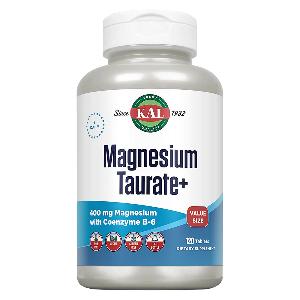 Magnesium Taurate with Coenzyme B6 - 400 MG (90 Tablets)