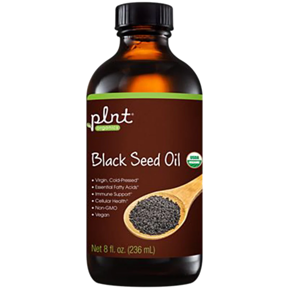 Organic Virgin Cold-Pressed Black Seed Oil - Supports Immune & Cellular Health - Non-GMO & Vegan (8 fl. oz.)