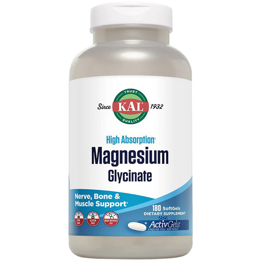 Magnesium Glycinate ActivGels - High Absorption for Nerve, Bone & Muscle Support (90 Softgels)