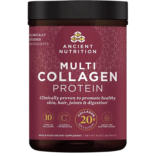 Multi Collagen Protein Powder - Supports Healthy Skin, Nails & Joints - Unflavored (16 oz / 45 Servings)