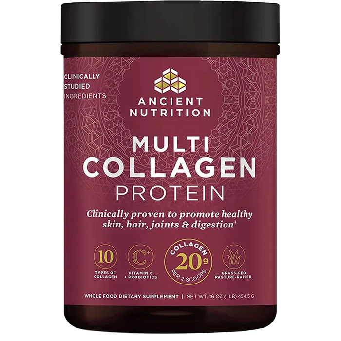 Multi Collagen Protein Powder - Supports Healthy Skin, Nails & Joints - Unflavored (16 oz / 45 Servings)