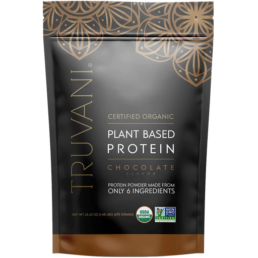 Organic Plant Based Protein Powder - Chocolate (1.48 Lbs. / 20 Servings)