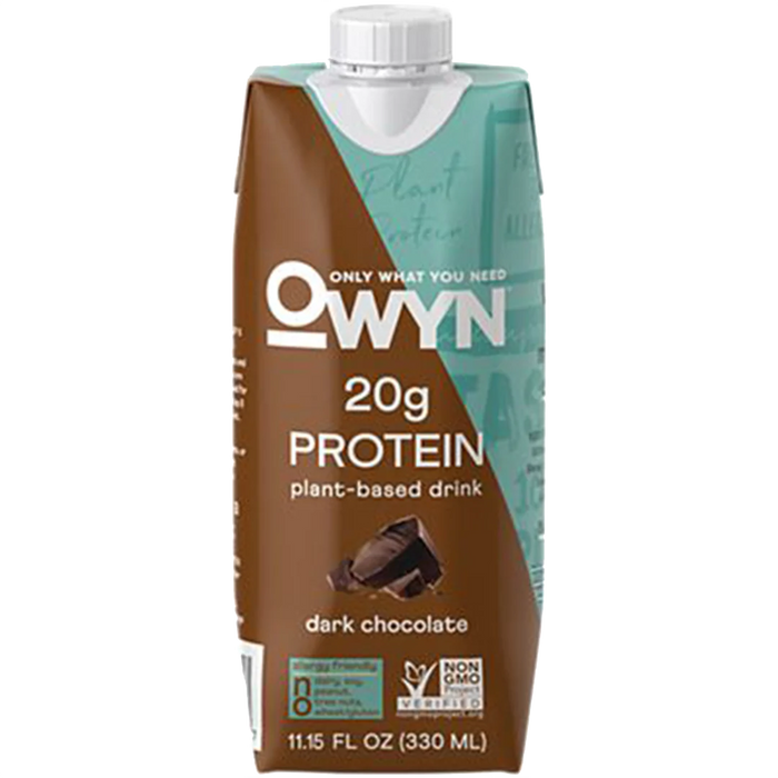 Owyn Plant-Based Protein Shake - Dark Chocolate (4 Drinks)