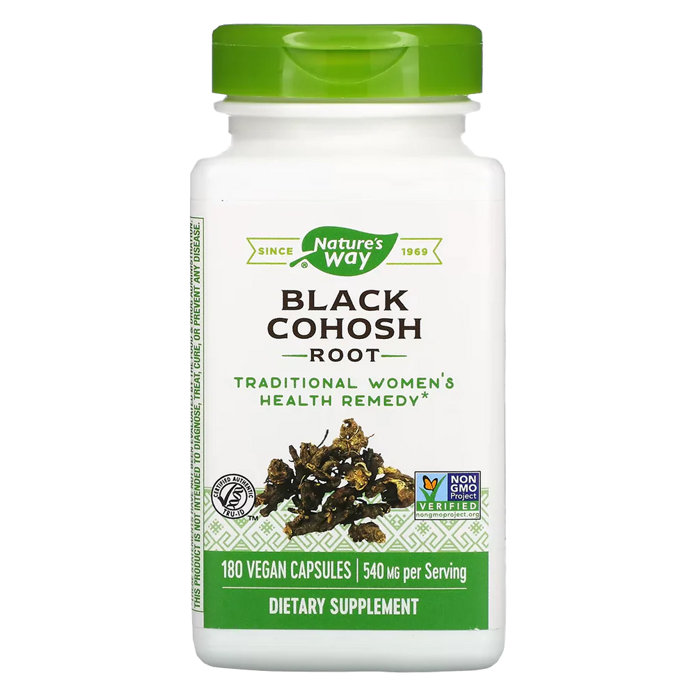 Black Cohosh Root - Popular for Women - 540 MG (180 Capsules)